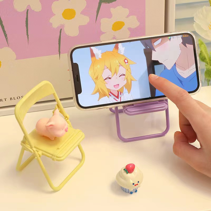 Pastel Colored Chair Phone Holder