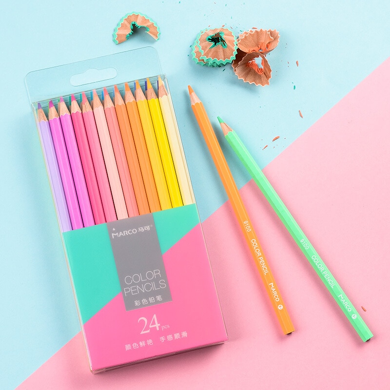 Pastel Colored Pencils Set (12/24Pcs) Pastel Colored Pencils Set (12/24Pcs)