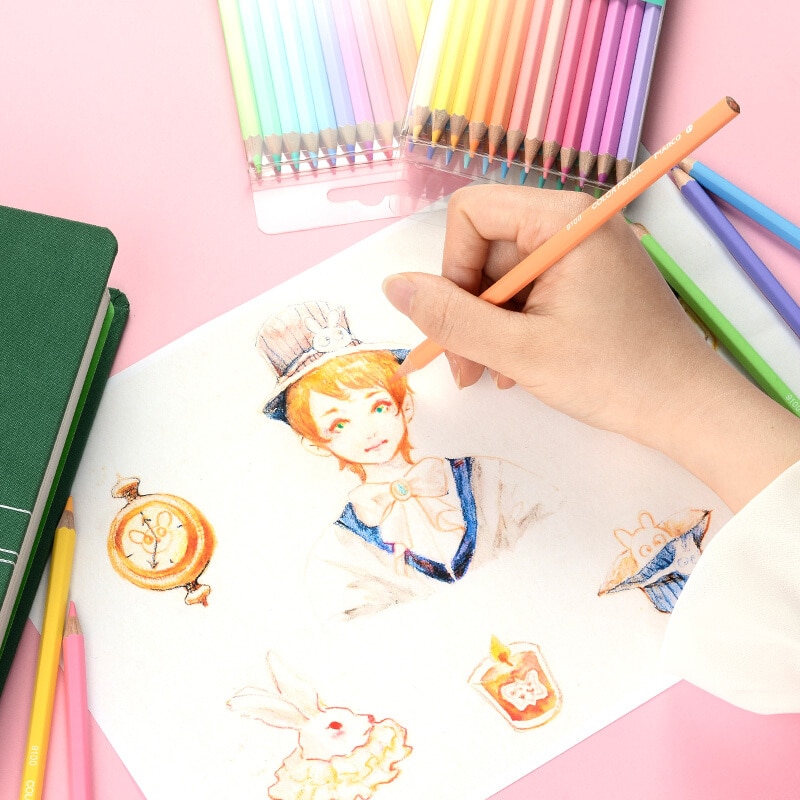 Pastel Colored Pencils Set (12/24Pcs) Pastel Colored Pencils Set (12/24Pcs)
