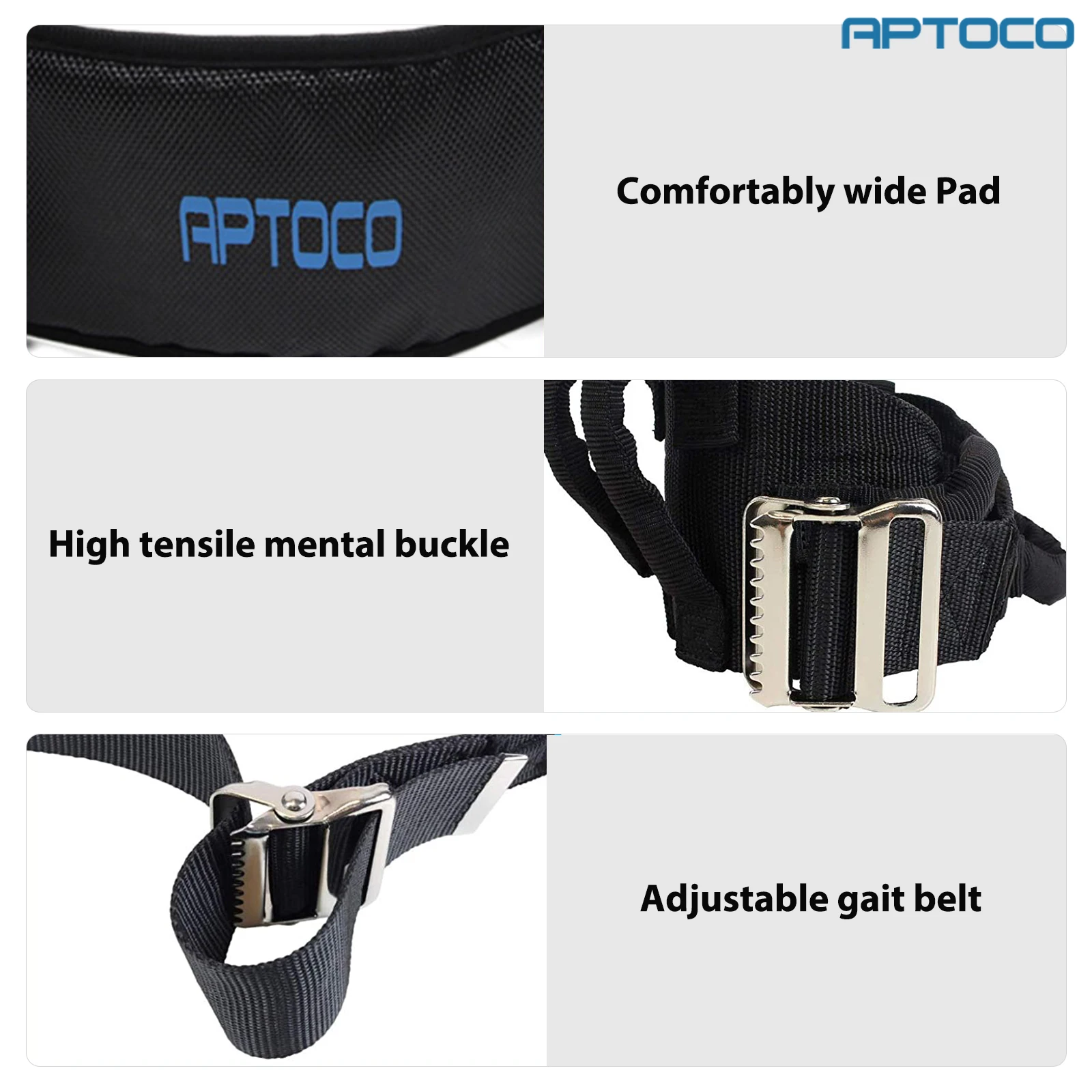 Patient Transfer Belt with 6 Handles