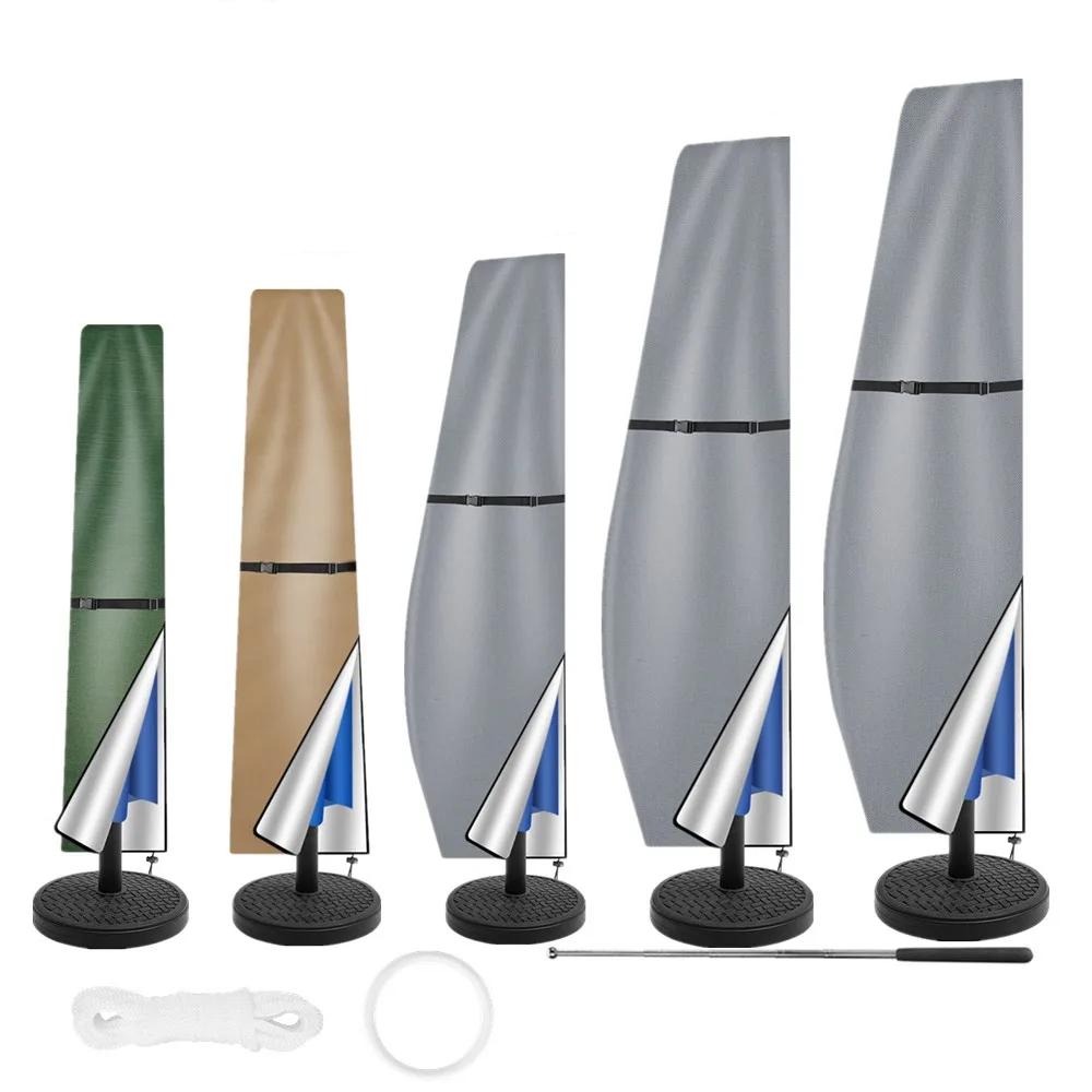 Patio Umbrella Cover Waterproof Outdoor Anti-UV Cantilever Offset Umbrella Cover Parasol Rain Umbrella Cover with Rod Patio Umbrella Cover Waterproof Outdoor Anti-UV Cantilever Offset Umbrella Cover Parasol Rain Umbrella Cover with Rod