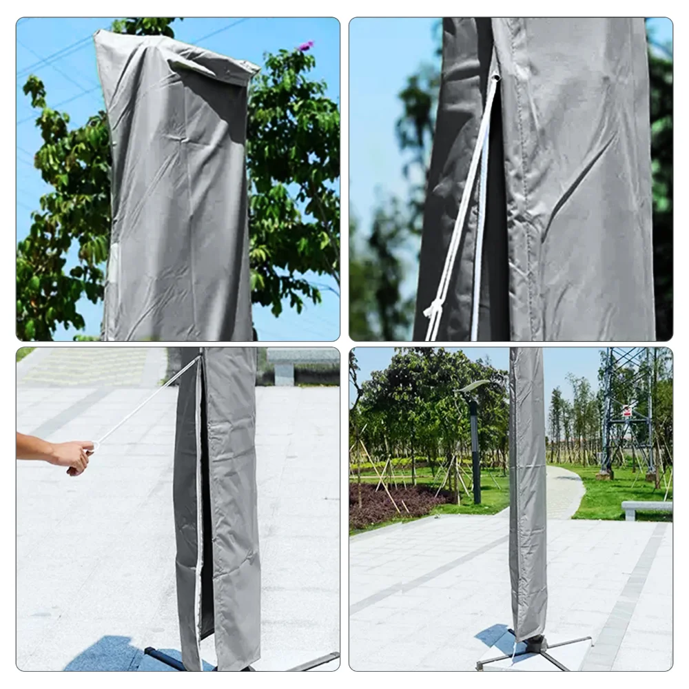 Patio Umbrella Cover Waterproof Outdoor Anti-UV Cantilever Offset Umbrella Cover Parasol Rain Umbrella Cover with Rod Patio Umbrella Cover Waterproof Outdoor Anti-UV Cantilever Offset Umbrella Cover Parasol Rain Umbrella Cover with Rod