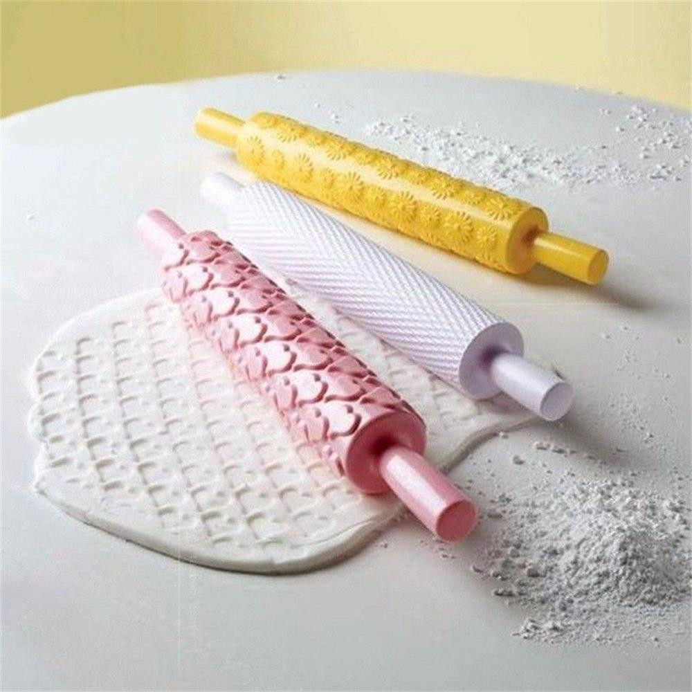 Patterned Rolling Pin Dough Decor Patterned Rolling Pin Dough Decor
