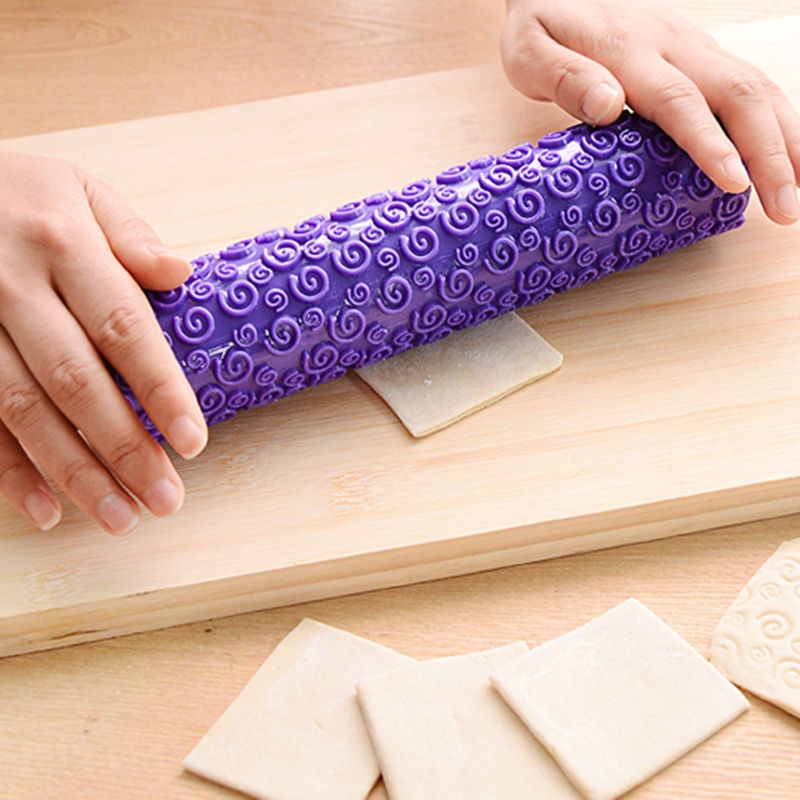 Patterned Rolling Pin Dough Decor Patterned Rolling Pin Dough Decor