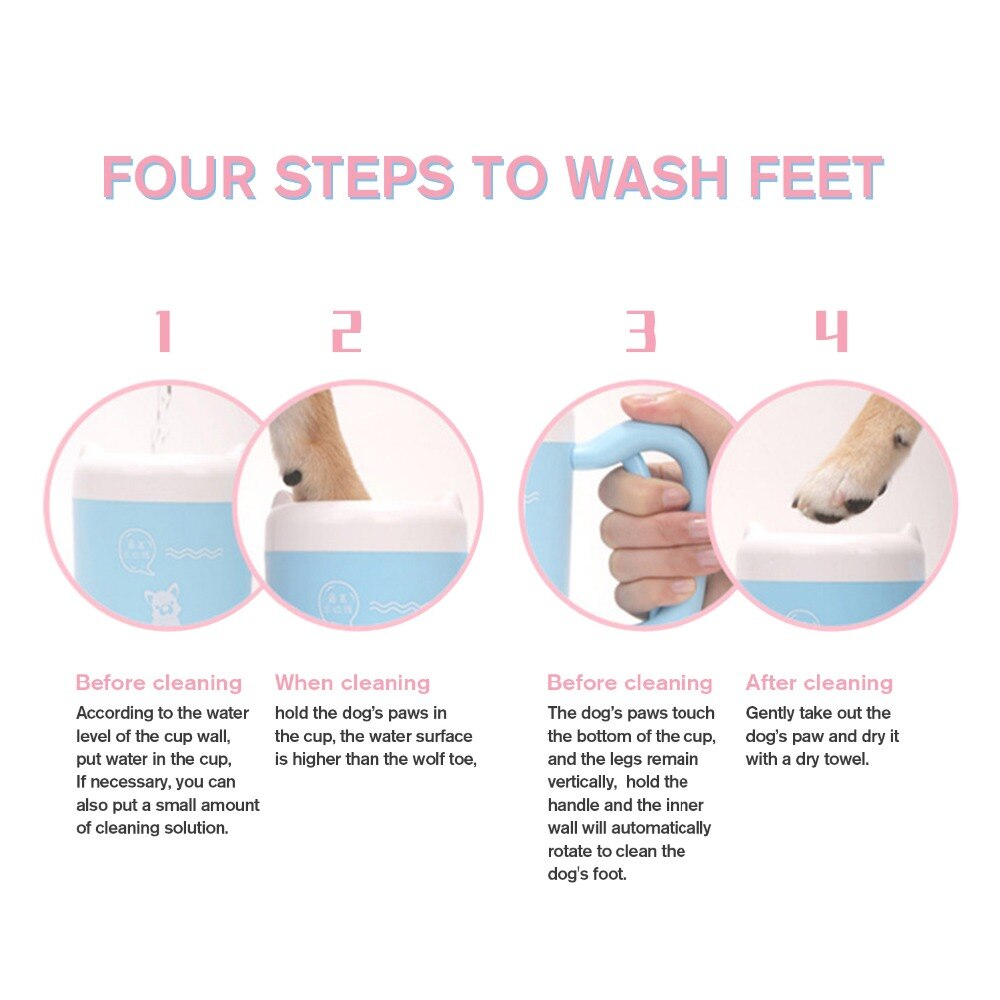 Paw Cleaner Handy Pet Paw Washer Paw Cleaner Handy Pet Paw Washer