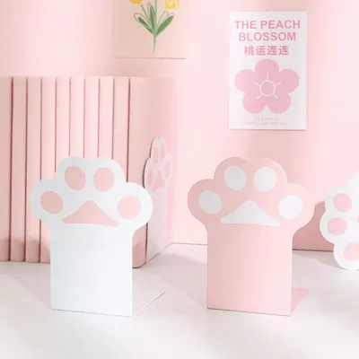 Paw Design Book End Stand (2 pcs)