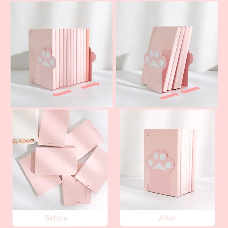Paw Design Book End Stand (2 pcs)