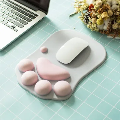 Paw Mouse Pad with Wrist Support Paw Mouse Pad with Wrist Support