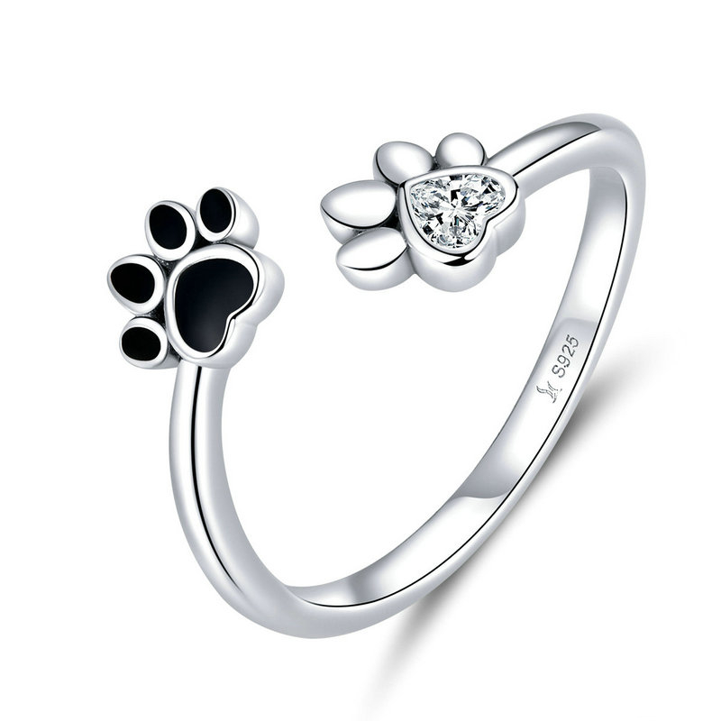Paw Print Ring Adjustable Size Paw Print Ring Adjustable Size