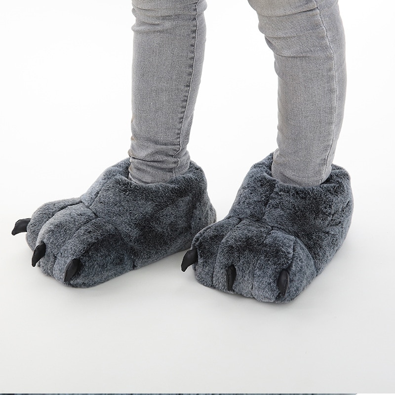 Paw Slippers Plush Footwear Paw Slippers Plush Footwear