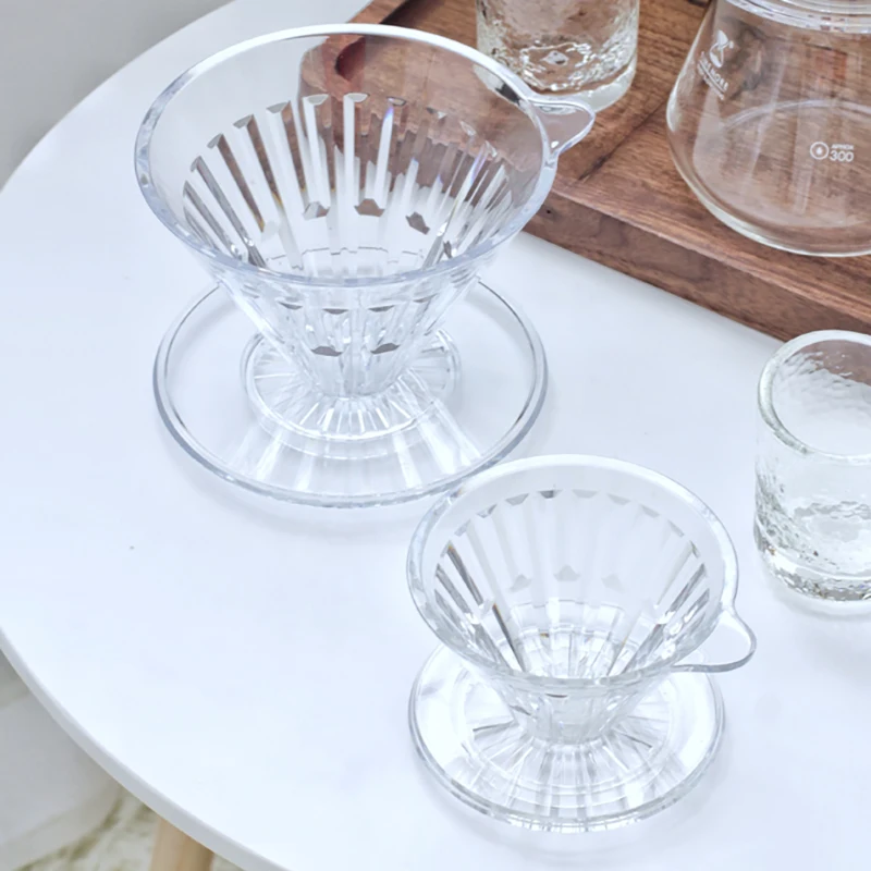 PCTG Crystal Eye dripper coffee dripper pour over coffee maker Conical coffee filter cup hand drip reusable filters PCTG Crystal Eye dripper coffee dripper pour over coffee maker Conical coffee filter cup hand drip reusable filters