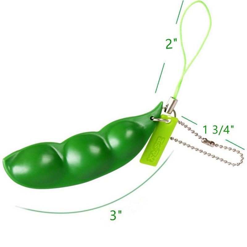 Pea Popper Fidget Toy Anti-Stress Keychain Pea Popper Fidget Toy Anti-Stress Keychain