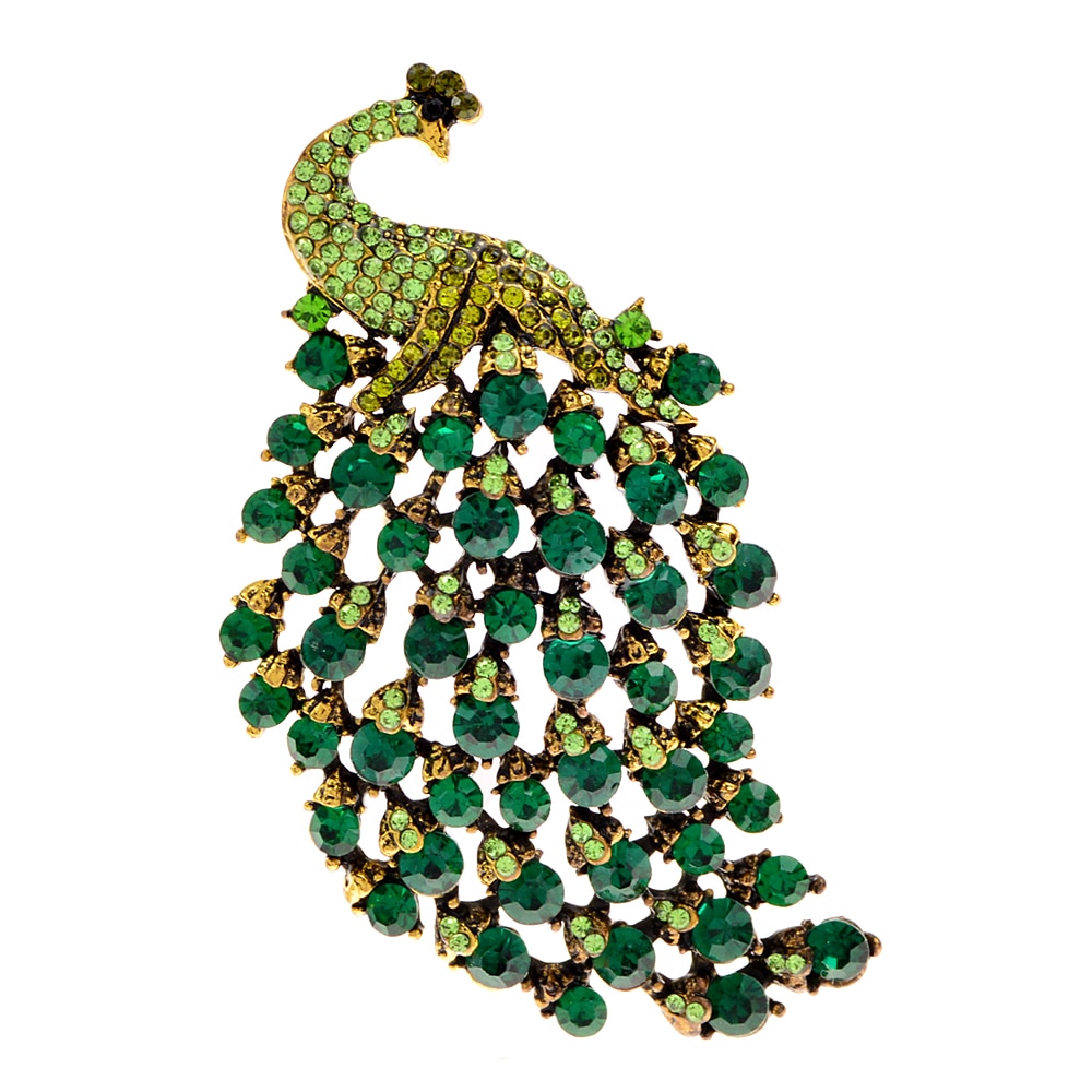 Peacock Brooch Fashionable Accessory Peacock Brooch Fashionable Accessory