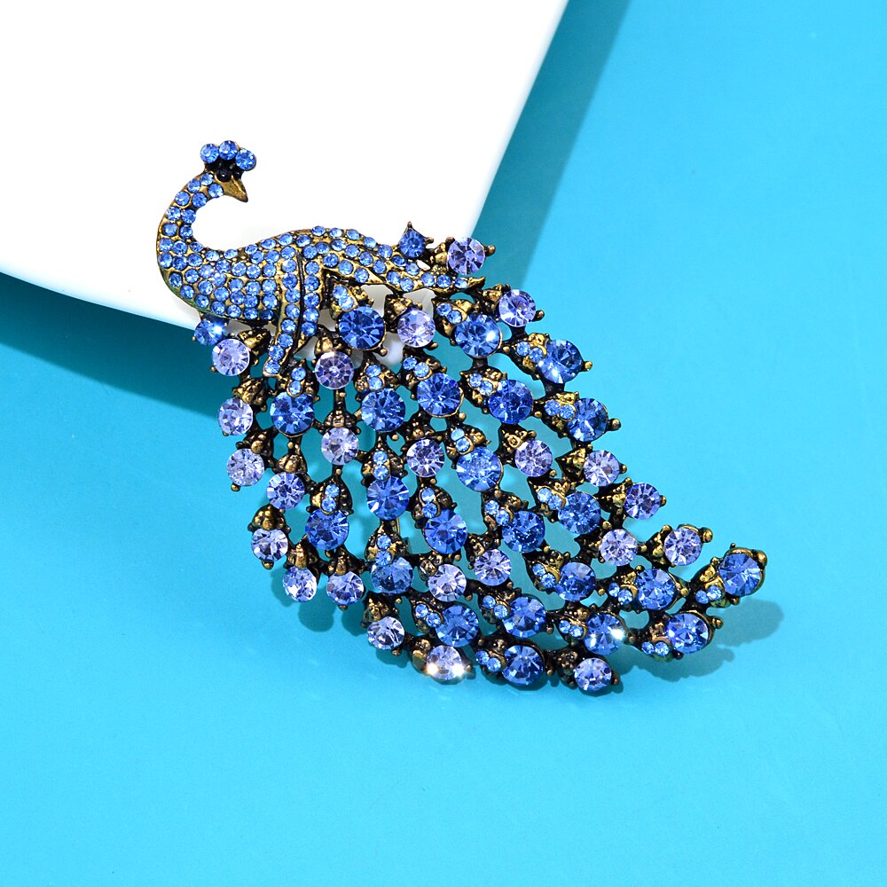 Peacock Brooch Fashionable Accessory Peacock Brooch Fashionable Accessory
