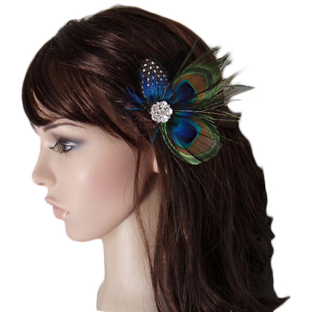 Peacock Hair Clip Hair Accessory Peacock Hair Clip Hair Accessory