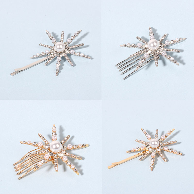 Pearl and Rhinestones Star Hairpin Pearl and Rhinestones Star Hairpin