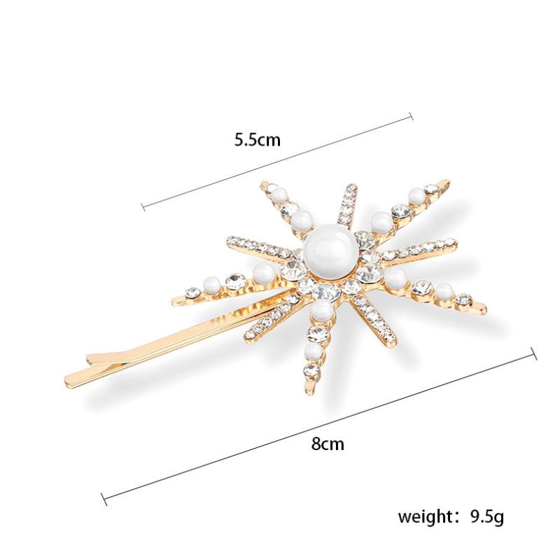 Pearl and Rhinestones Star Hairpin Pearl and Rhinestones Star Hairpin