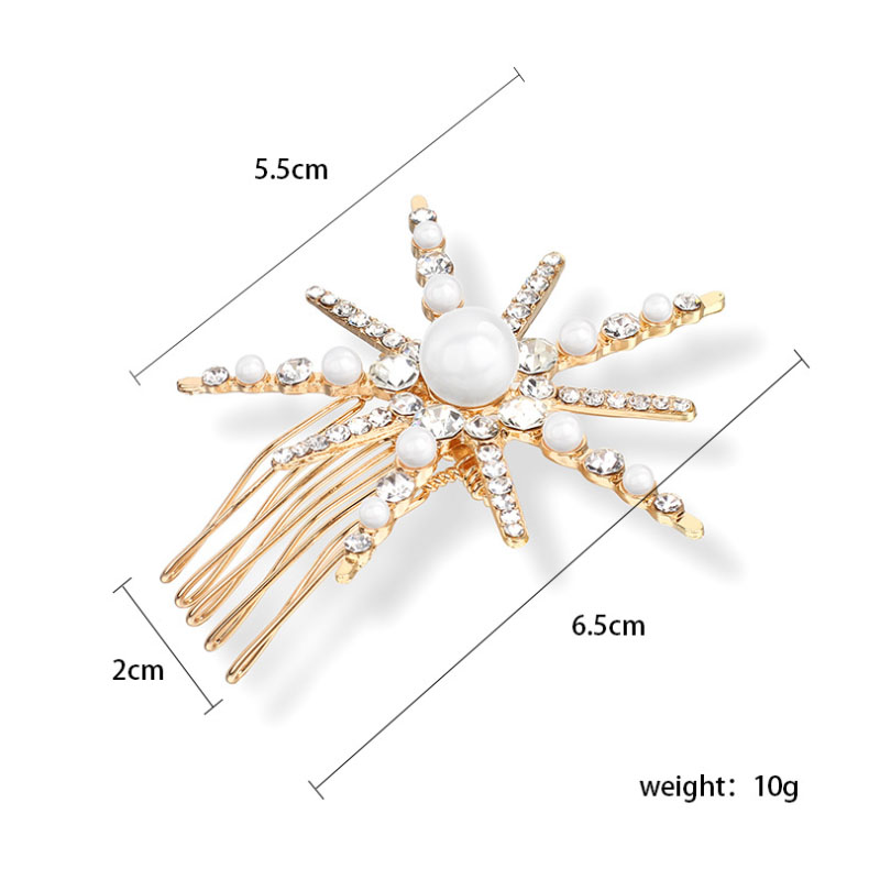 Pearl and Rhinestones Star Hairpin Pearl and Rhinestones Star Hairpin