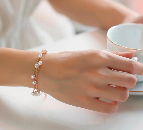 Pearl Necklace Set Bracelet Earrings Pearl Necklace Set Bracelet Earrings