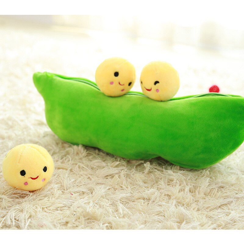 Peas in a Pod Plush Cotton Pillow Toy Peas in a Pod Plush Cotton Pillow Toy