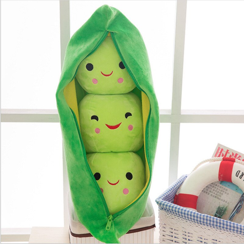 Peas in a Pod Plush Cotton Pillow Toy Peas in a Pod Plush Cotton Pillow Toy