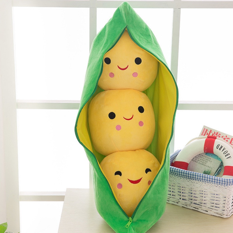 Peas in a Pod Plush Cotton Pillow Toy Peas in a Pod Plush Cotton Pillow Toy