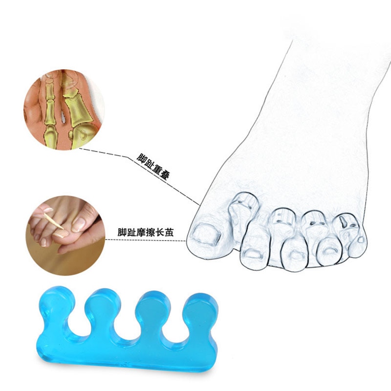 Pedicure Toe Separators Soft Toe Spacers (2Pcs) Pedicure Toe Separators Soft Toe Spacers (2Pcs)