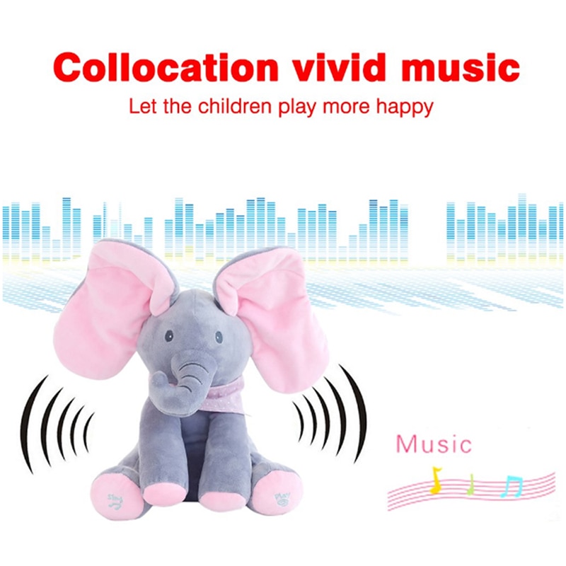 Peek A Boo Elephant Musical Plush Peek A Boo Elephant Musical Plush