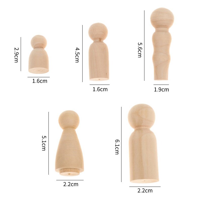 Peg Doll Family DIY Set (5pcs) Peg Doll Family DIY Set (5pcs)