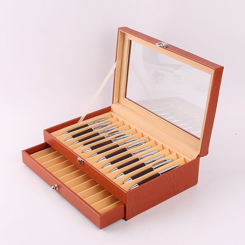Pen Storage Box 2 Layer Container Pen Storage Box 2 Layer Container