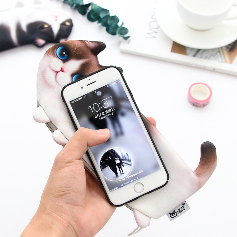 Pencil Cases For Girls Cute Cat Design