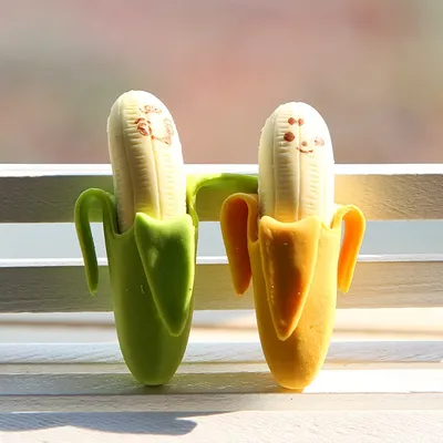 Pencil Eraser Banana Style