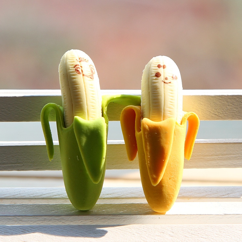 Pencil Eraser Banana Style Pencil Eraser Banana Style