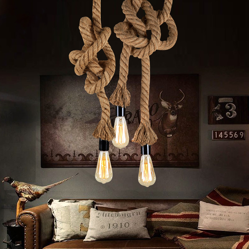 Pendant Lamp Vintage Hanging Rope Pendant Lamp Vintage Hanging Rope