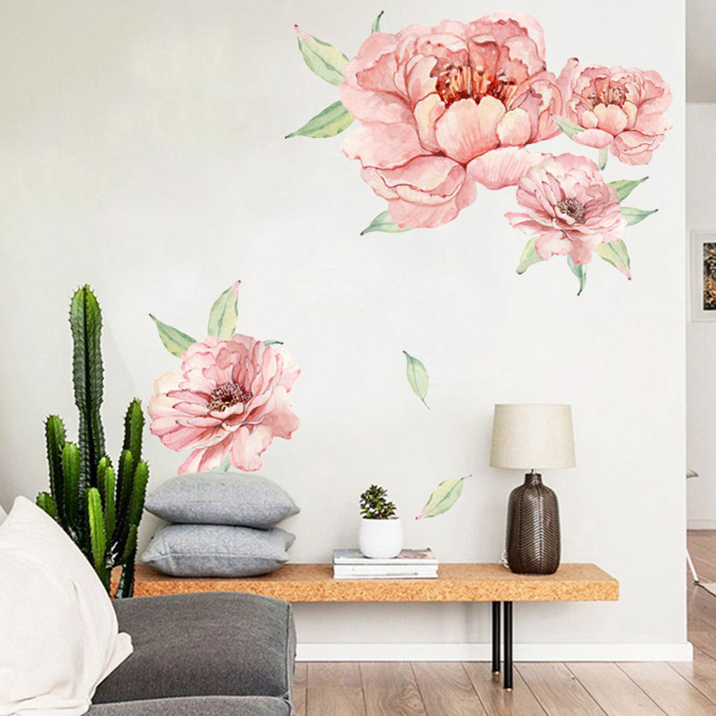 Peony Wall Sticker Decorative Material