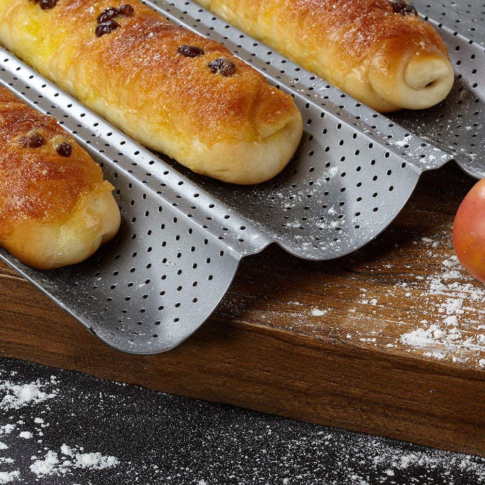 Perforated French Bread Mold Perforated French Bread Mold