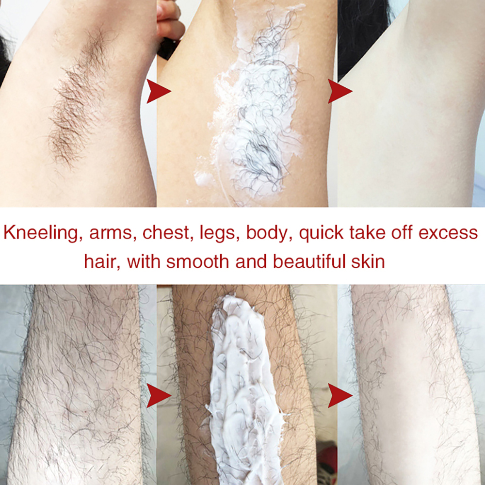 Permanent Hair Growth Removal Inhibitor Herbal Depilatory Cream Beard Bikini Intimate Legs Body Armpit Painless Hair