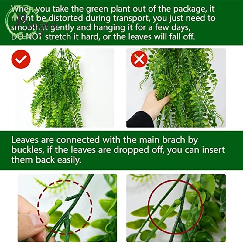 Persian Faux Fern Plant Decor