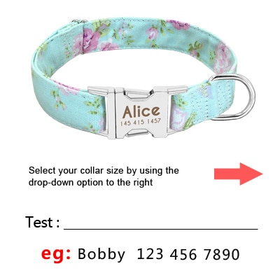Personalized Dog Collars Engraved Nameplate Personalized Dog Collars Engraved Nameplate