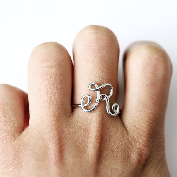Personalized Rings Name Initial Personalized Rings Name Initial