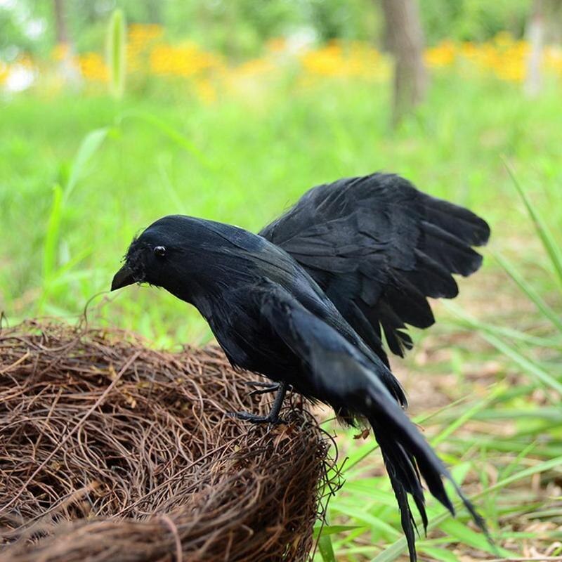 Pest Deterrent Artificial Crow Pest Deterrent Artificial Crow