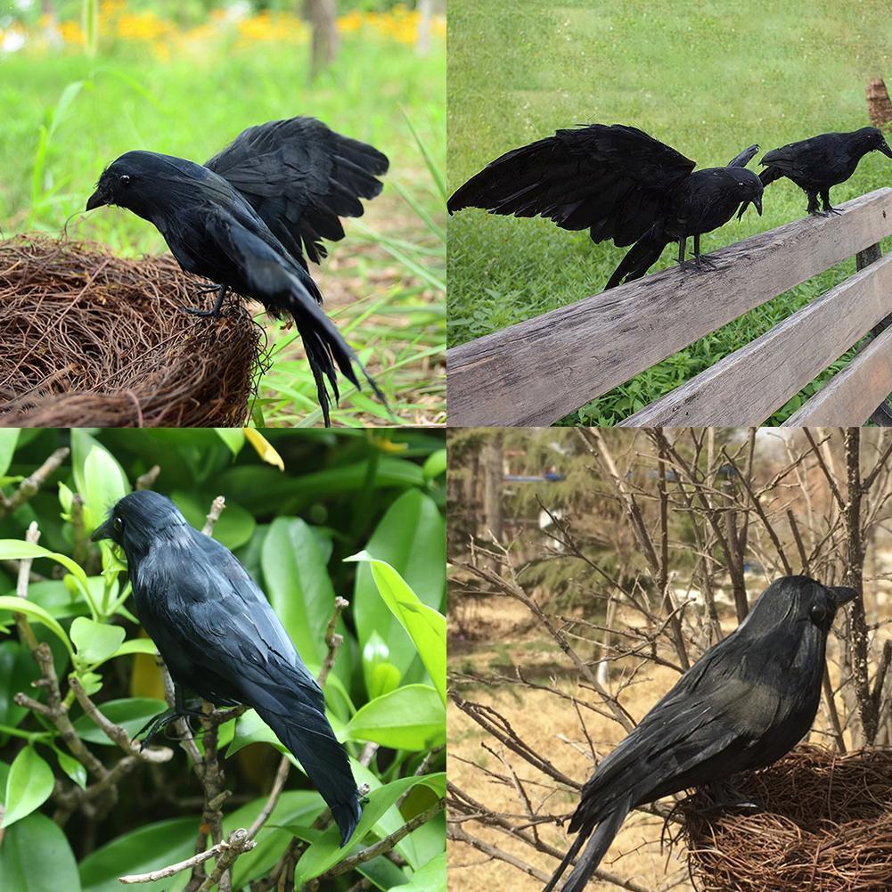 Pest Deterrent Artificial Crow Pest Deterrent Artificial Crow