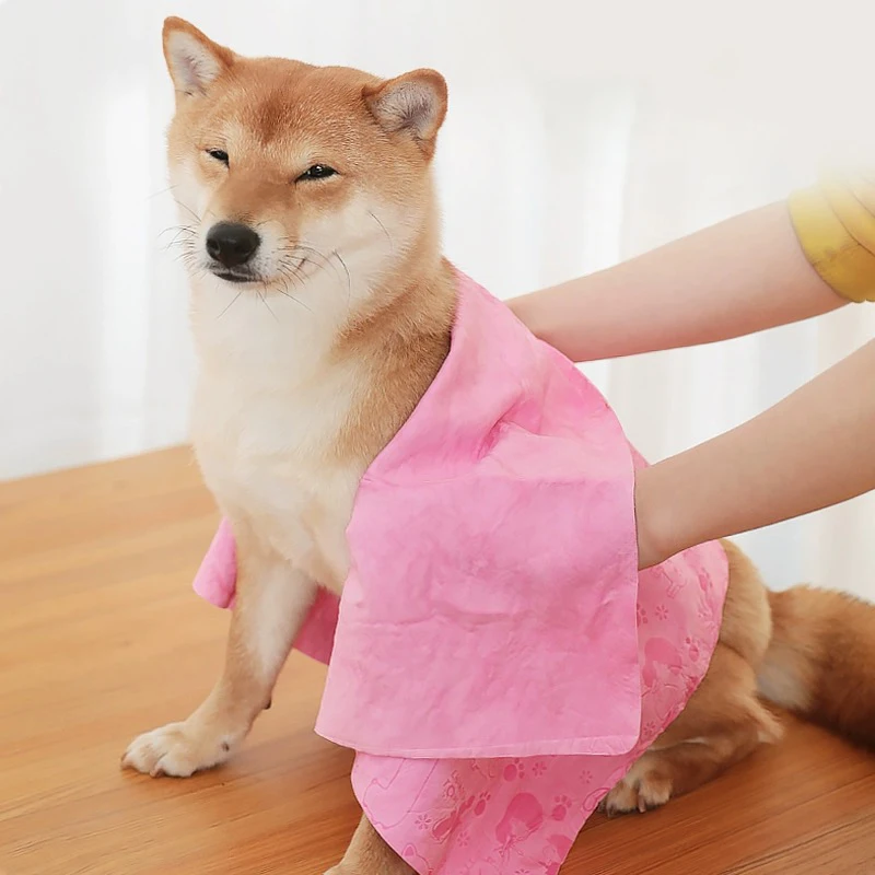 Pet Absorbent Towel Quick Drying High Water Absorption Cat Dog Bath Towels Cleaning Multifunctional Deerskin Scarf Pets Pet Absorbent Towel Quick Drying High Water Absorption Cat Dog Bath Towels Cleaning Multifunctional Deerskin Scarf Pets
