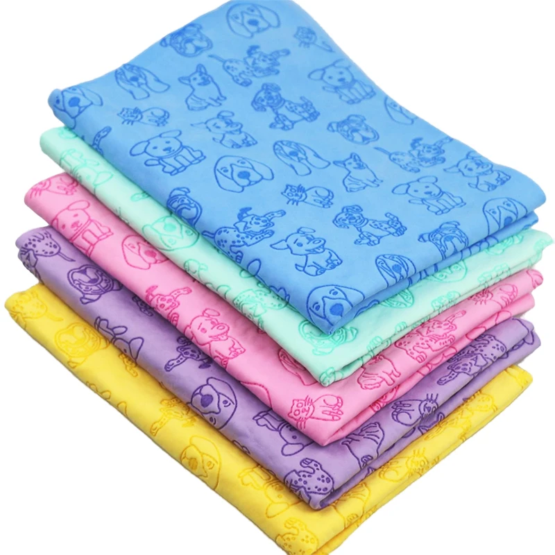 Pet Absorbent Towel Quick Drying High Water Absorption Cat Dog Bath Towels Cleaning Multifunctional Deerskin Scarf Pets Pet Absorbent Towel Quick Drying High Water Absorption Cat Dog Bath Towels Cleaning Multifunctional Deerskin Scarf Pets