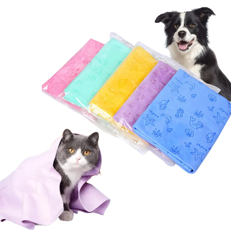 Pet Absorbent Towel Quick Drying High Water Absorption Cat Dog Bath Towels Cleaning Multifunctional Deerskin Scarf Pets Pet Absorbent Towel Quick Drying High Water Absorption Cat Dog Bath Towels Cleaning Multifunctional Deerskin Scarf Pets