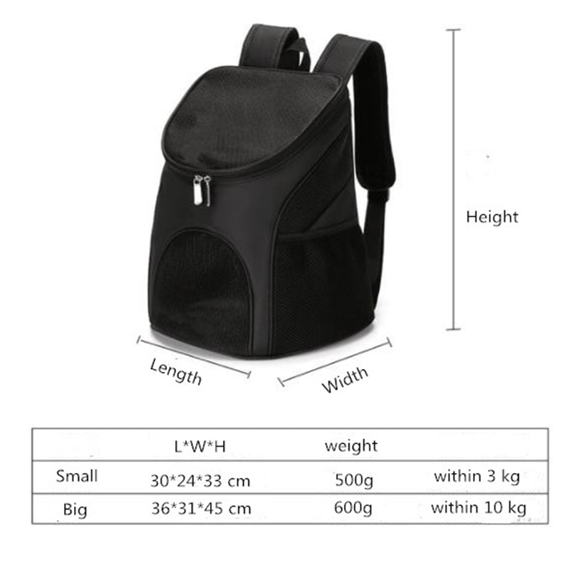 Pet Backpack Carrier Foldable Travel Bag