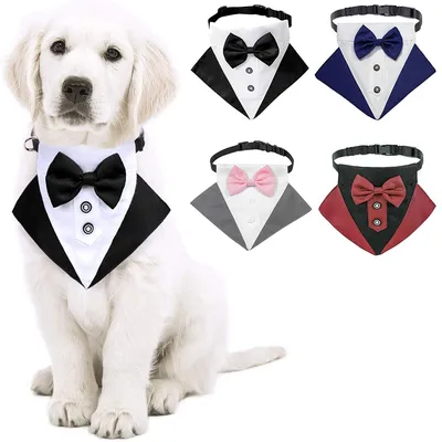 Pet Bandana Dog Tuxedo Collar Pet Bandana Dog Tuxedo Collar