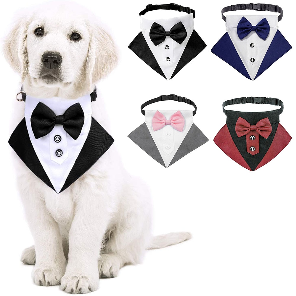 Pet Bandana Dog Tuxedo Collar Pet Bandana Dog Tuxedo Collar