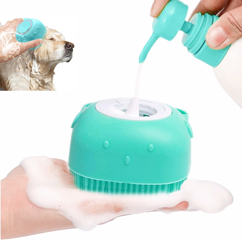 Pet Bathing Brush Soft Silicone Massager Shower Gel Bathing Brush Clean Tools Comb Dog Cat Cleaning Grooming Supplies Pet Bathing Brush Soft Silicone Massager Shower Gel Bathing Brush Clean Tools Comb Dog Cat Cleaning Grooming Supplies