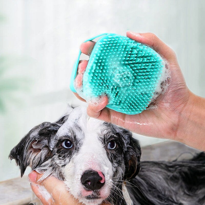 Pet Bathing Brush Soft Silicone Massager Shower Gel Bathing Brush Clean Tools Comb Dog Cat Cleaning Grooming Supplies Pet Bathing Brush Soft Silicone Massager Shower Gel Bathing Brush Clean Tools Comb Dog Cat Cleaning Grooming Supplies